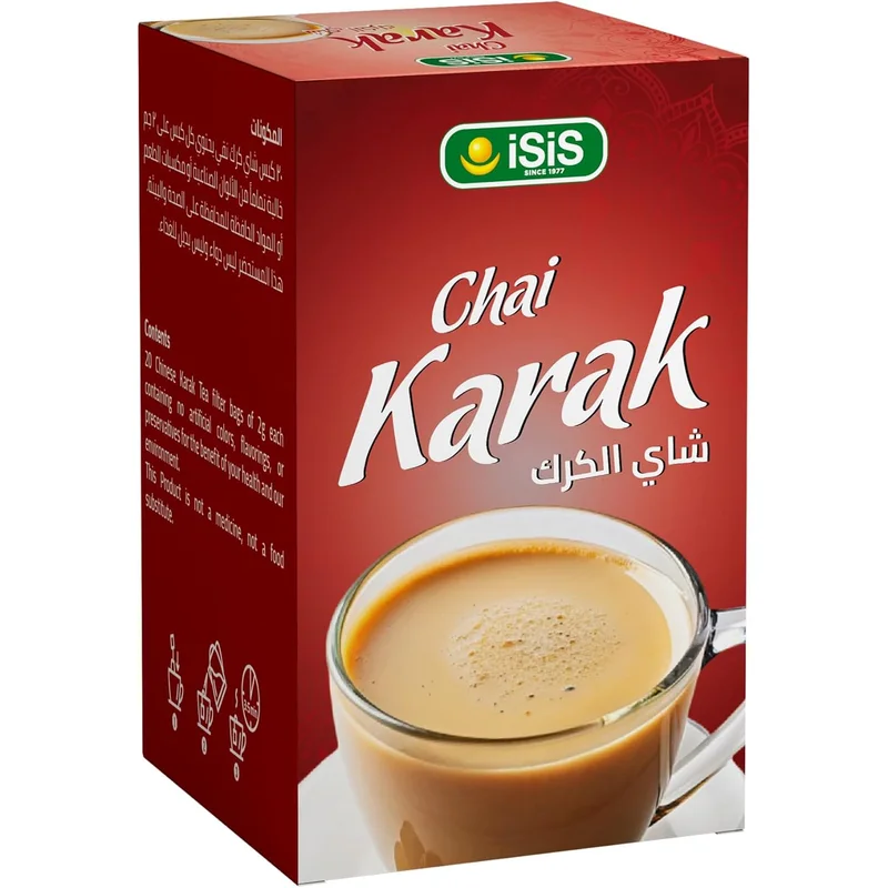 شاي كرك إيزيس 15 كيس بنكهة الهيل والقرنفل