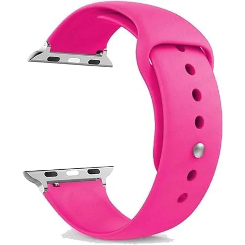 Nopatia Silicone Watch Band Compatible with Apple Watch 49mm 46mm 45mm 44mm 42mm for Series 1/2/3/4/