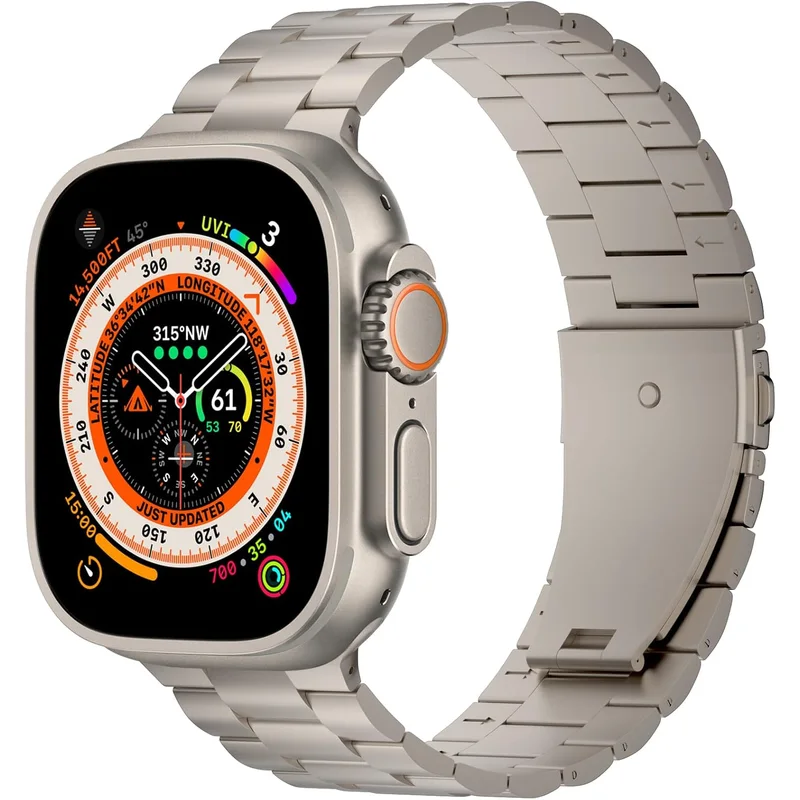 سوار تيتانيوم متوافق مع Apple Watch Ultra 49mm