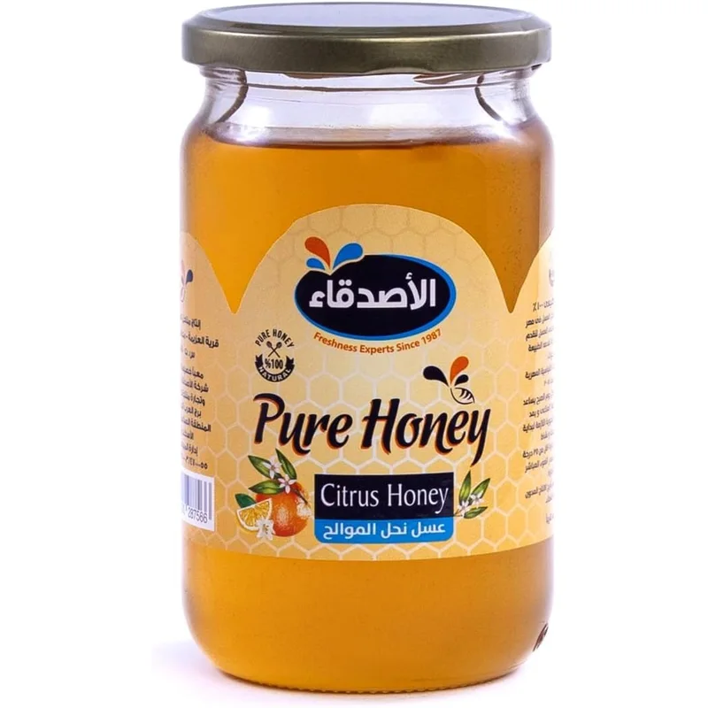 عسل حمضيات طبيعي من الأصدقاء 800 جرام