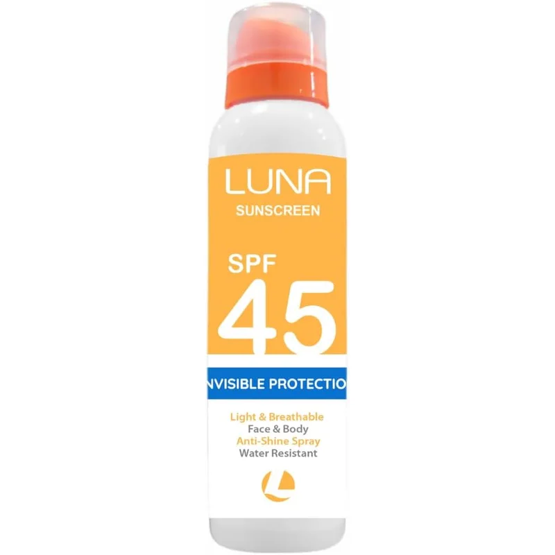 واقي من الشمس غير مرئي بعامل حماية SPF45 من لونا