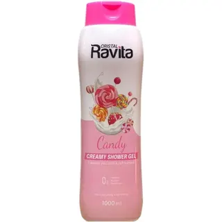 جل استحمام Crystal Ravita Candy بحجم 1000 مل