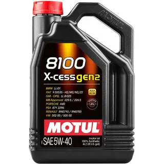 زيت تشحيم محرك اكسسيس 8100 من Motul سعة 4 لتر