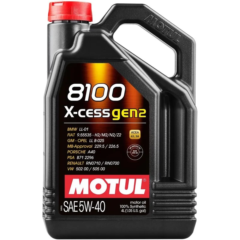 زيت تشحيم محرك اكسسيس 8100 من Motul سعة 4 لتر