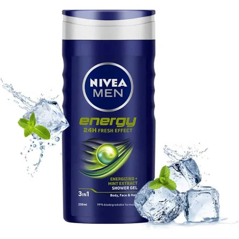جل استحمام رجالي ثلاثي الاستخدام من NIVEA