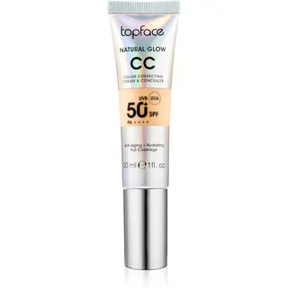 كريم CC ملون مصحح من Topface مع واقي شمس 50