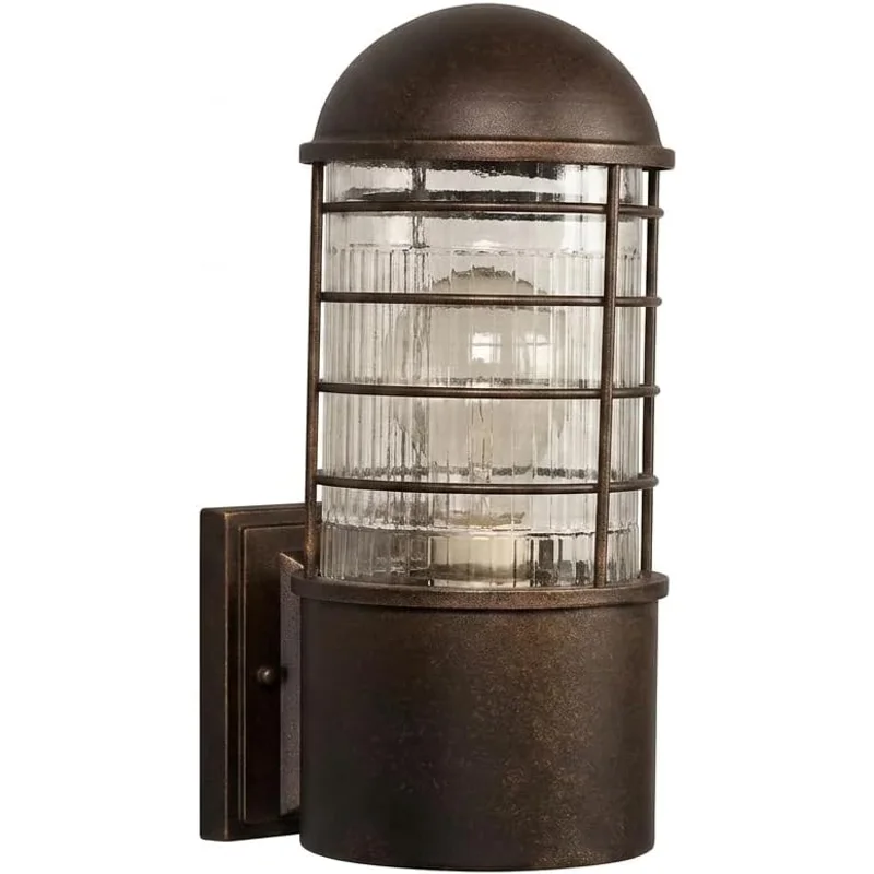 فانوس حائط خارجي ذهبي مودرن مقاوم للماء من Alameer for light
