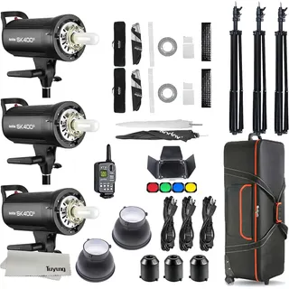 مجموعة فلاش استوديو Godox SK400II للتصوير الاحترافي