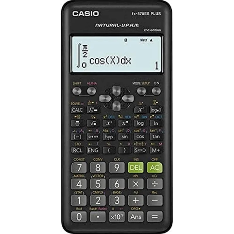 آلة حاسبة كاسيو علمية fx-570esplus أسود