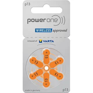 بطارية Power One لسماعات الأذن الطبية - P13