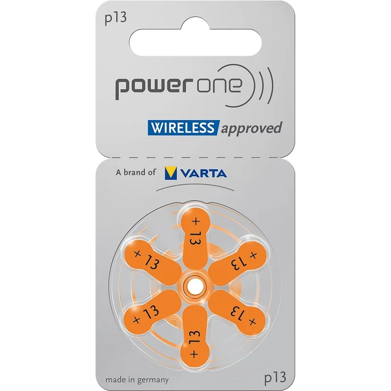 بطارية Power One لسماعات الأذن الطبية - P13