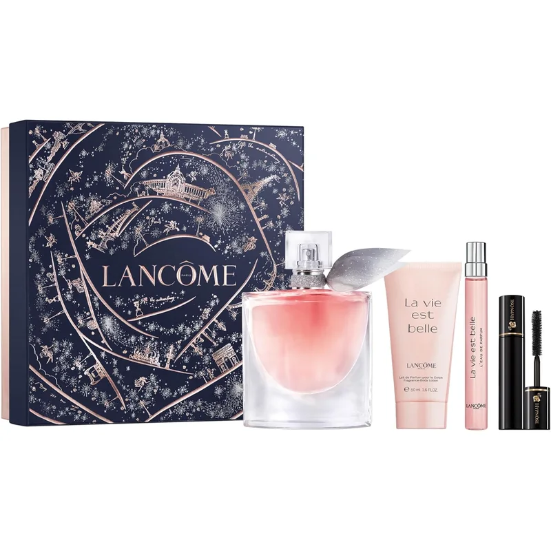 مجموعة عطر Lancome La Vie Est Belle 100 مل + لوشن + ماسكرا