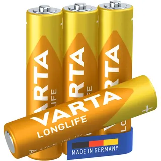 بطاريات ألكالين AAA من Varta 4 قطع