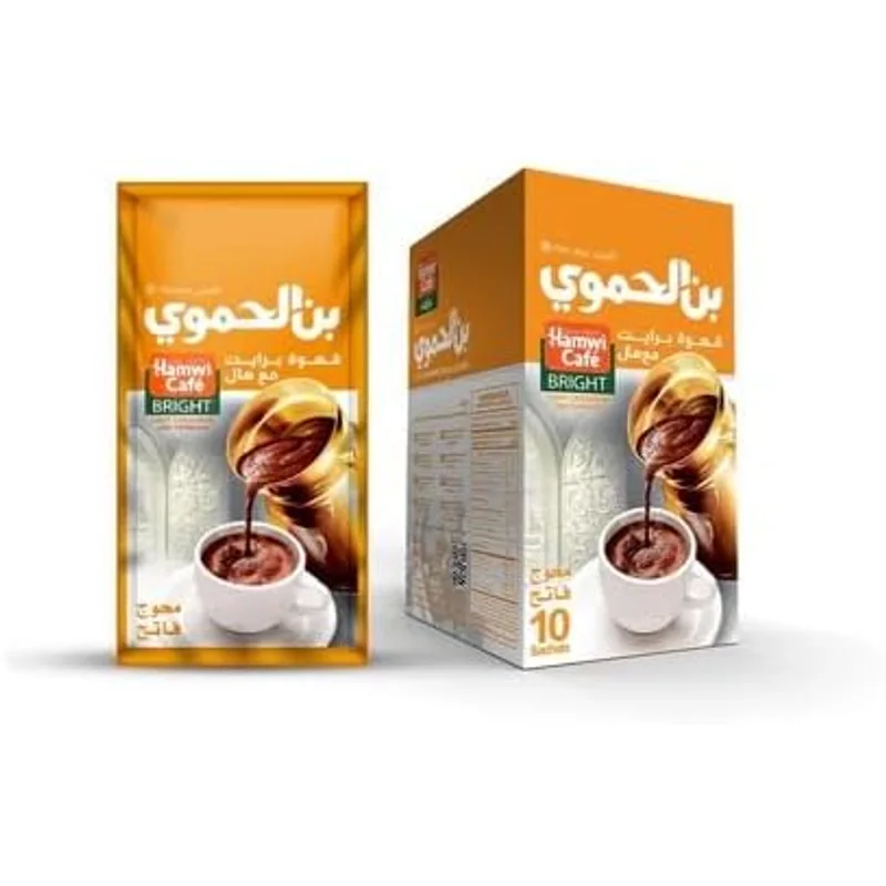 قهوة مطحونة خفيفة بأكياس مفردة عملية من Hamwi Café