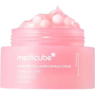 كريم كبسولات كولاجين وردي من Medicube