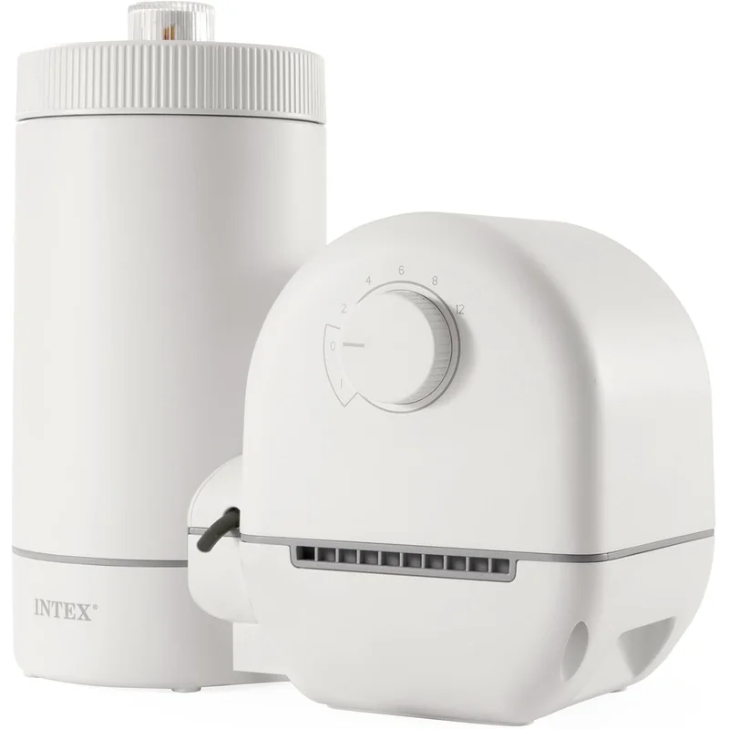 Intex C1500 Cartridge Filter Pump (220-240 Volt) for Above Ground Pools, 1500 GPH, Durable & Efficie