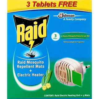 طارد بعوض كهربائي برائحة الأوكالبتوس من Raid