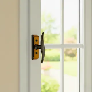 مقبض نافذة من Siag بلون أسود وذهبي