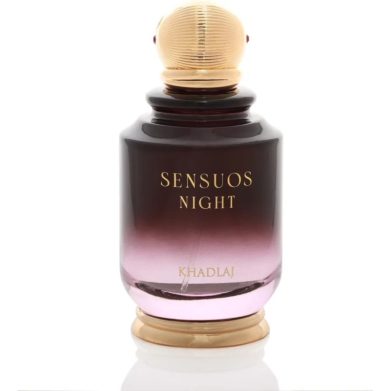 Sensuous Night 100ml Eau de Parfum Spray by Khadlaj Perfumes – Luxurious Fruity Floral & Woody Fragr