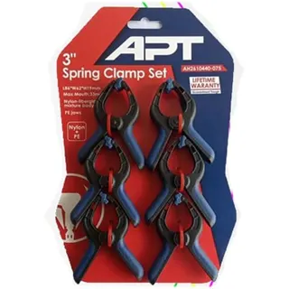 مشبك زنبركي بلاستيكي من APT مقاس 75 ملم