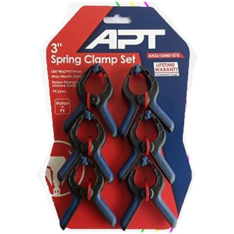 مشبك زنبركي بلاستيكي من APT مقاس 75 ملم