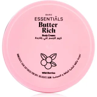 كريم الجسم الغني بالزبدة من Essentials - توت بري 125 مل