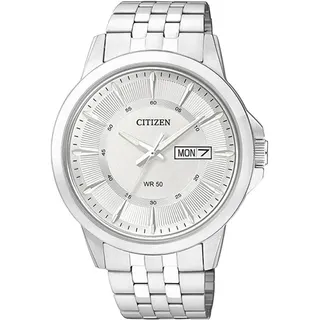 ساعة كوارتز أنالوج بسوار ستانلس ستيل للرجال من Citizen