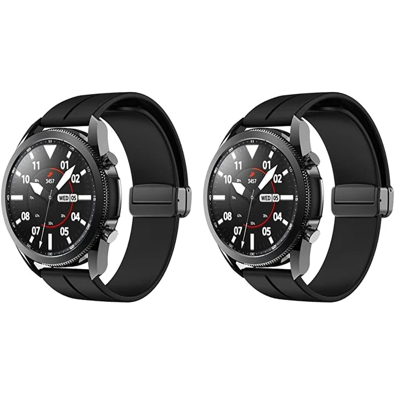سوار ساعة سيليكون بديل 22 مم متوافق مع Garmin Vivoactive 4
