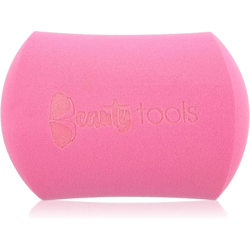 إسفنجة مكياج وردية بقضيب مسطح من Beauty Tools