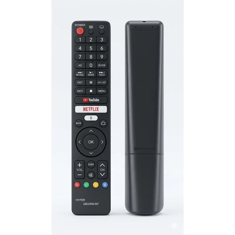 ريموت كنترول عالمي لشاشات Sharp الذكية مع أزرار Netflix وYouTube