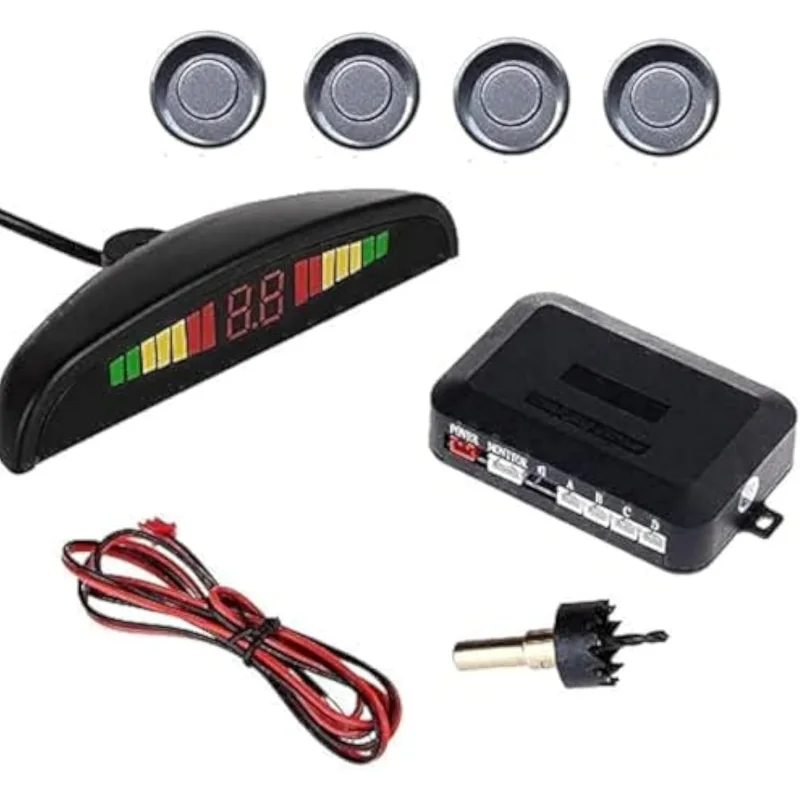 حساس ركن للسيارة LED 4 حساسات مع شاشة عرض
