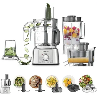 محضرة طعام Kenwood Multipro Express بسعة 3 لتر وملحقات متعددة