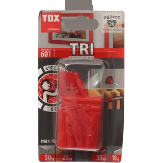 طقم مسامير تثبيت TOX TRI 6/36 - 20 قطعة