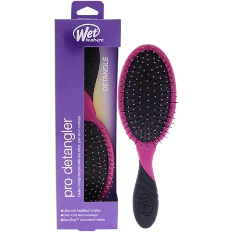 فرشاة فك تشابك الشعر الوردية من Wet Brush