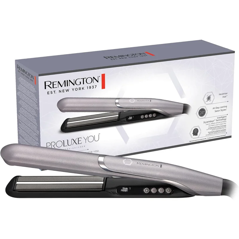 مكواة شعر ذكية من Remington مع تقنية التكيف الحراري