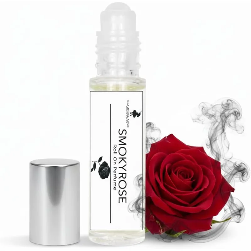 عطر رول أون سموكي روز من Glamour D Nour - 8 مل