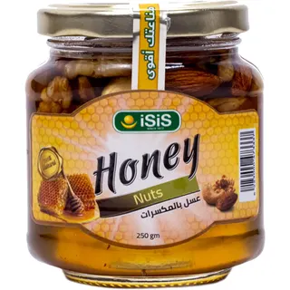 عسل نقي مع مكسرات من آيزيس 250 جم