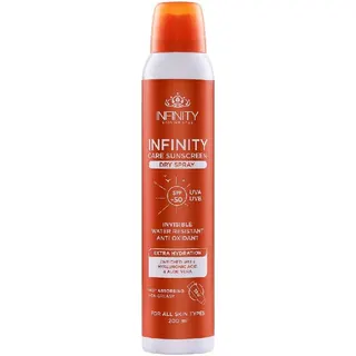 بخاخ واقي شمس جاف من INFINITY بعامل حماية عالي