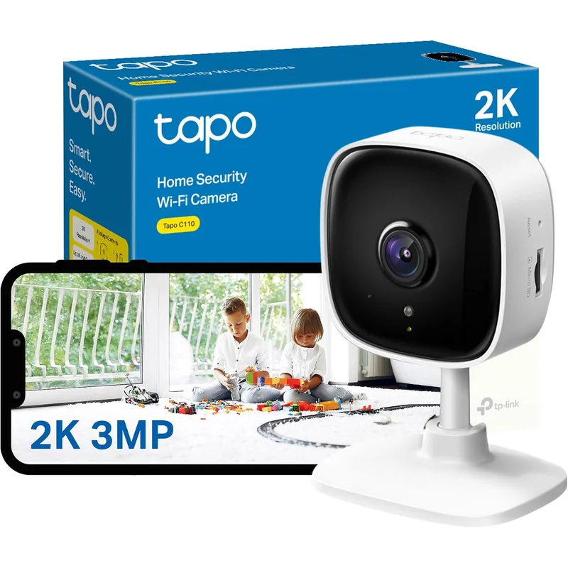 كاميرا مراقبة داخلية Tapo C110 بدقة 2K وواي فاي