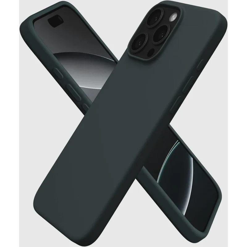 جراب سيليكون ناعم لهاتف iPhone 16 Pro Max مقاس 6.9 بوصة