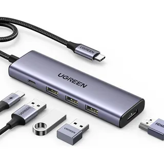 موزع يوجرين 5 في 1 USB C HDMI 4K