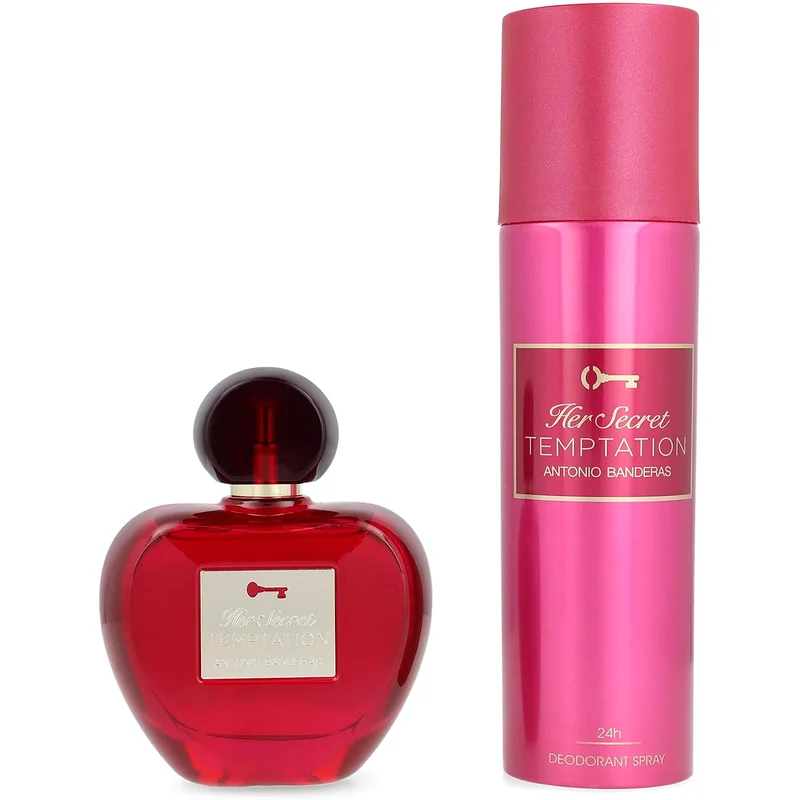عطر أنطونيو بانديراس هير سيكرت تيمتيشن - 80 مل + ديودرانت