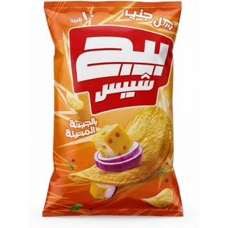 شيبسي بيج شيبس بنكهة الجبنة المتبلة - 63-73 جم