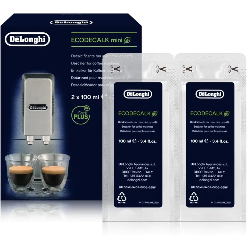 مزيل ترسبات EcoDecalk من De'Longhi حجم 100 مل