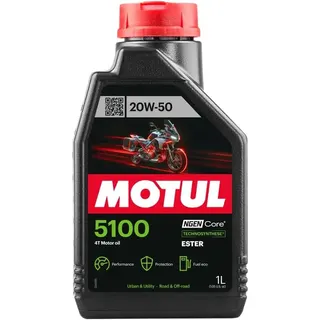 زيت موتور 5100 20W50 4T من Motul سعة 1 لتر