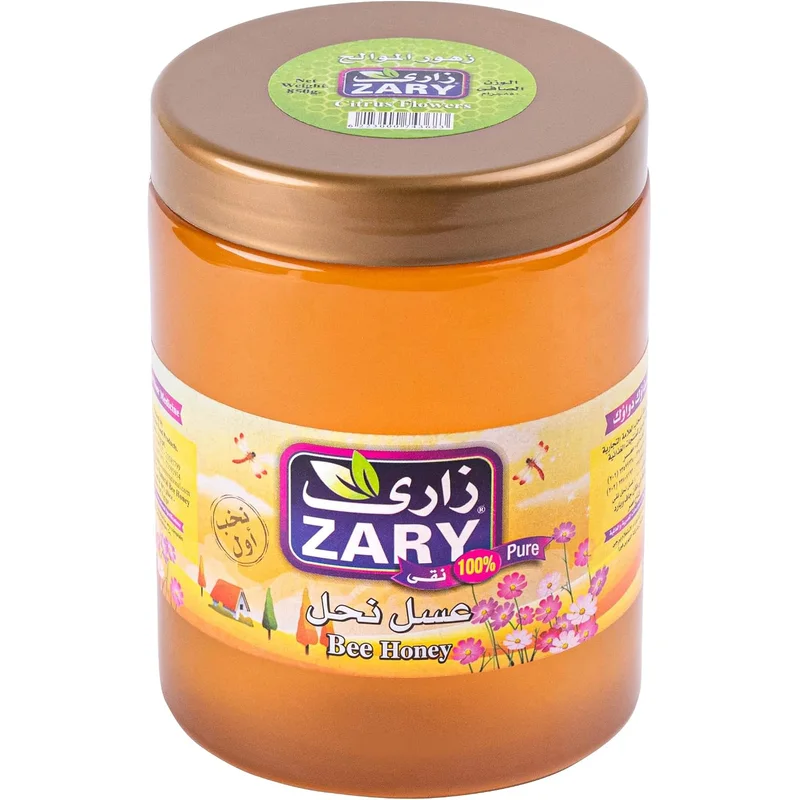 عسل نحل زهور موالح طبيعي 850 جرام من زاري