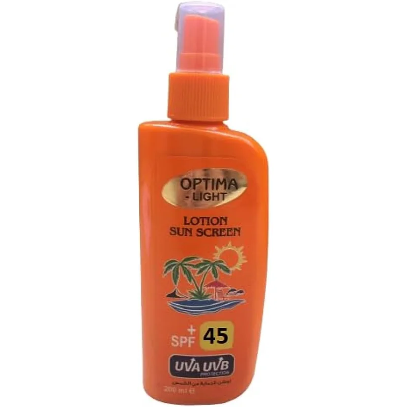 واقي شمس لوشن من أوبتيما بارادايز SPF 45 بحماية UVA/UVB 200 مل