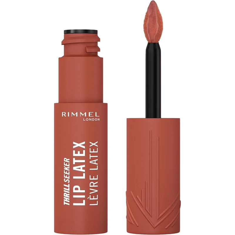 أحمر شفاه سائل من Rimmel بلمسة لامعة يدوم طويلاً