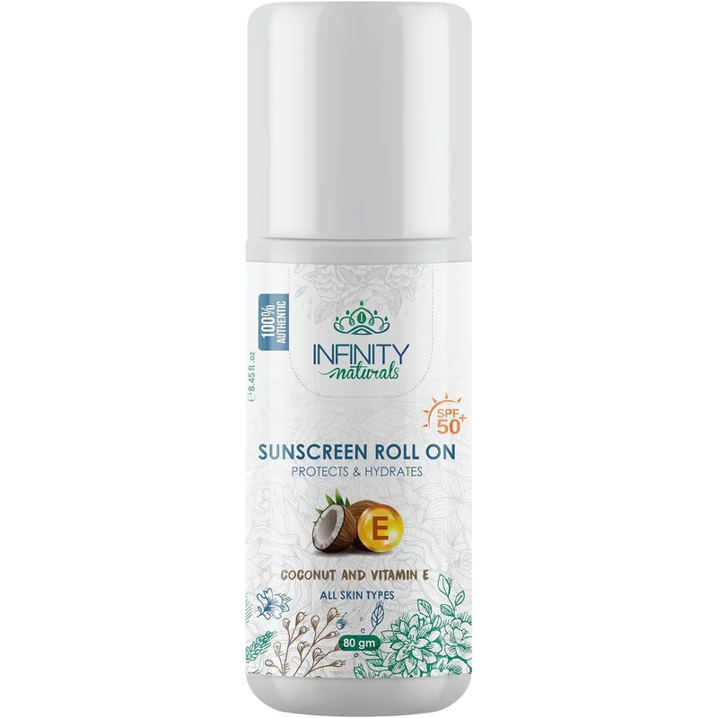 واقي شمس رول أون SPF50+ من Infinity Naturals لكل أنواع البشرة
