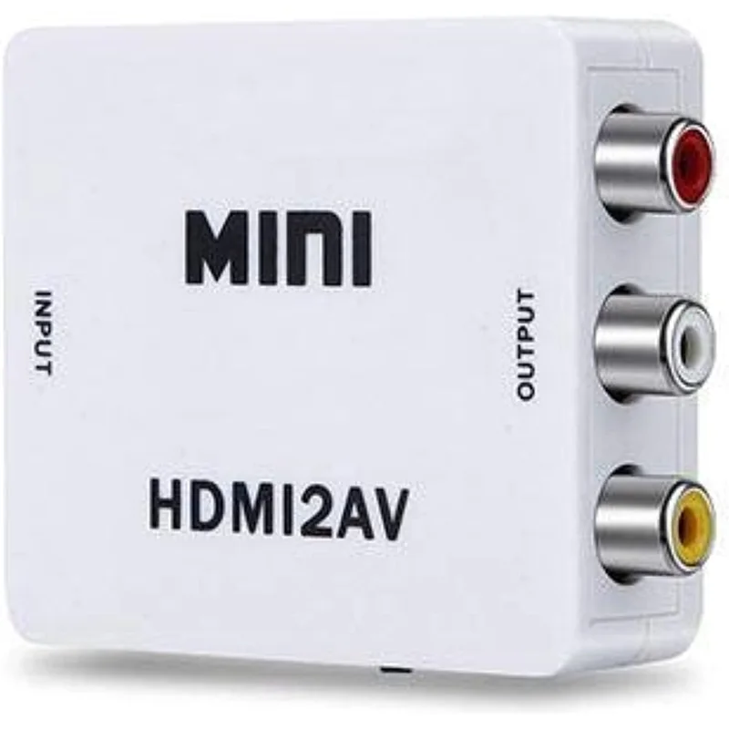محول HDMI إلى AV بدقة 1080P مع كابل USB
